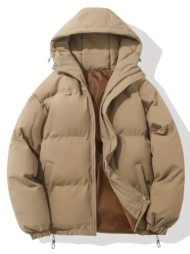 Veste d'hiver doublée avec capuche