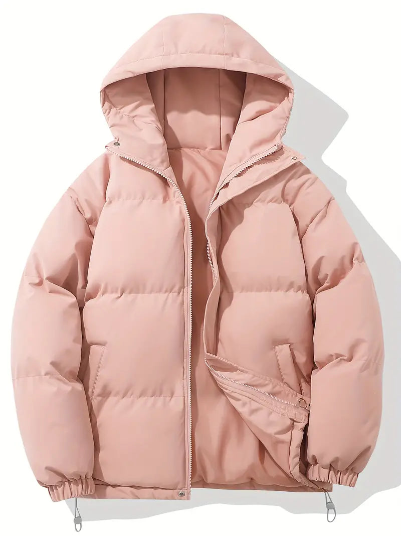 Veste d'hiver doublée avec capuche