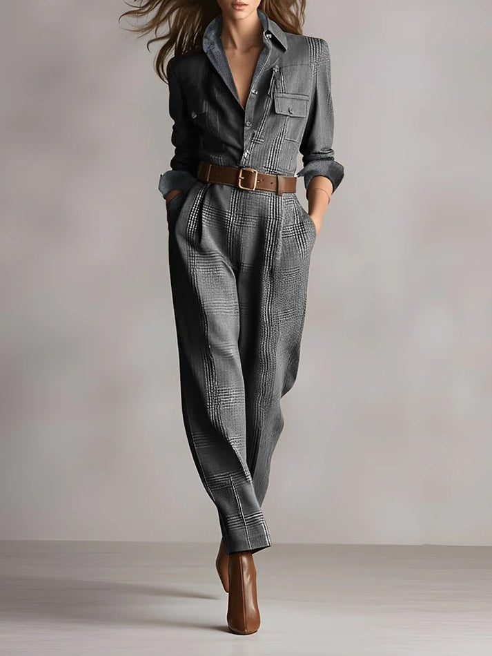 Tuta Eleganza Check Moderna