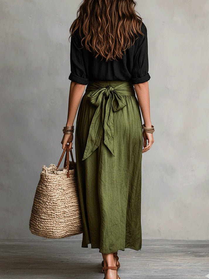 Set Midi Contrasto Elegante