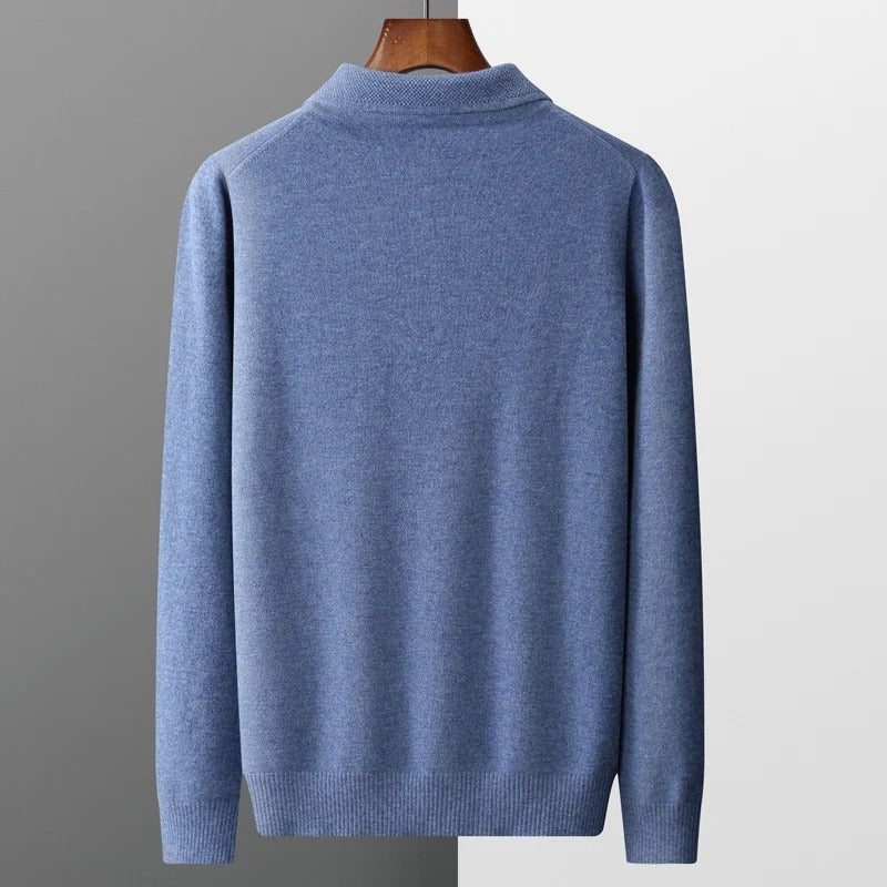 Ariello™ Maglione Polo in Cashmere per Uomo